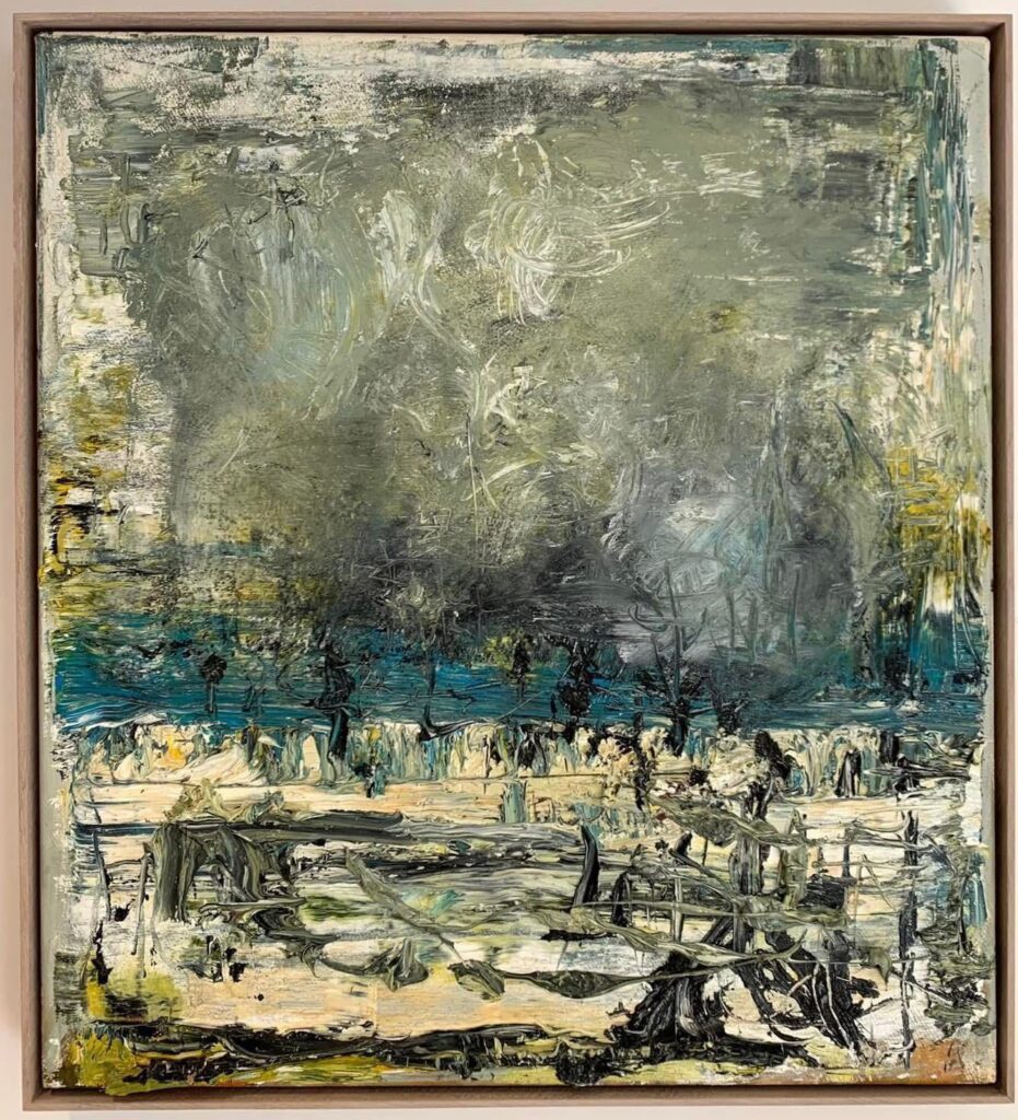 AFTER THE RAIN, 50 X 54 cm , oil on canvas